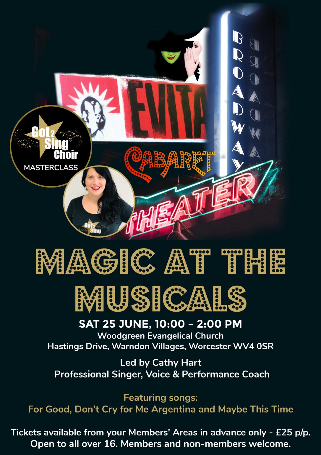 Magic at the Musicals Masterclass Got 2 Sing